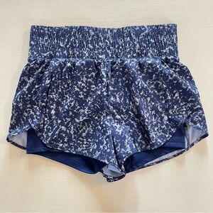 Avia Women's Navy Patterned Athletic Shorts